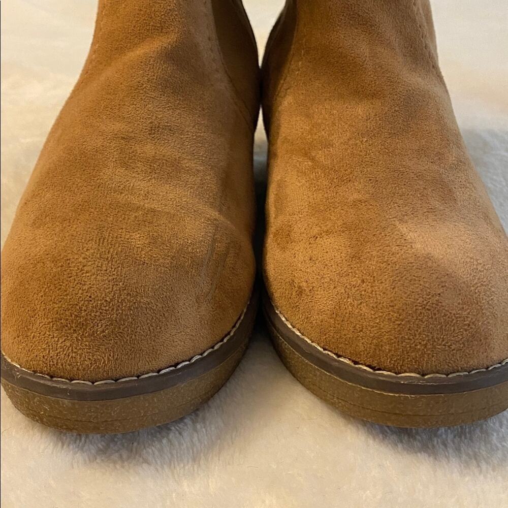 Patrizia by Spring Step Microsuede Faux Fur Wedge Boots 10 - Picture 2 of 8